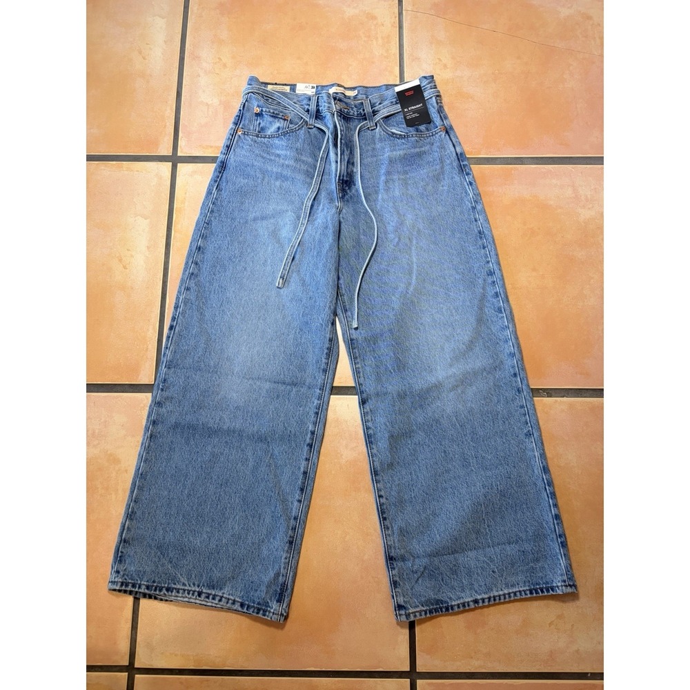 NWT Levi's Premium Baggy XL Straight Women's Jeans Medium Wash 29 X 29
